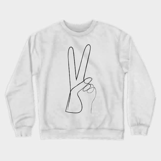 Peace Crewneck Sweatshirt by TheNativeState